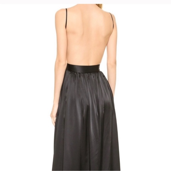 ONE by Contrarian Babs Bibb Maxi dress in Black sz 4 - Picture 2 of 3